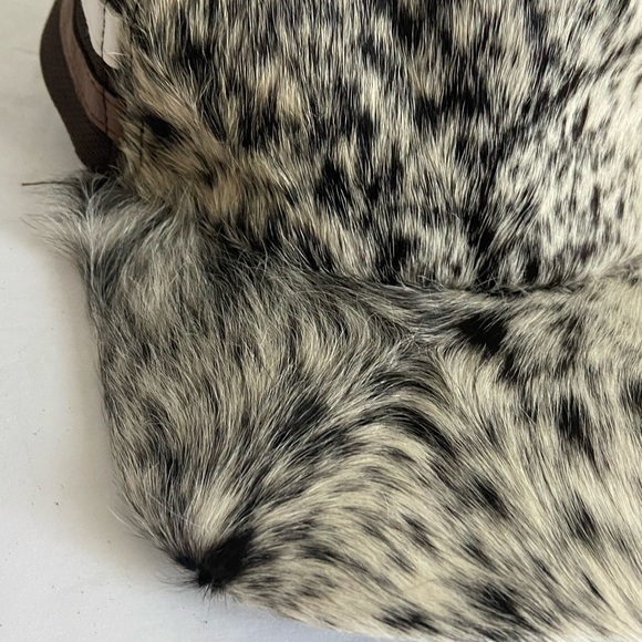 Western Real Cowhide and Leather Trucker Hat Style Snap Back Cap Mesh Adjustable - Picture 4 of 13